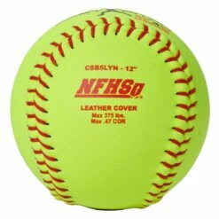 Champro 12" CSB5LYN 47/375 NFHS Leather Fastpitch Softballs -SOFTBALL Sales a32 434 01