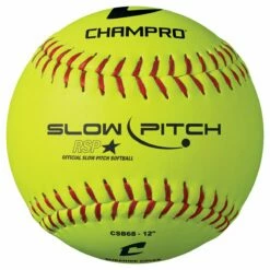 Champro 12” CSB68 Practice Durahide Slowpitch Softballs
