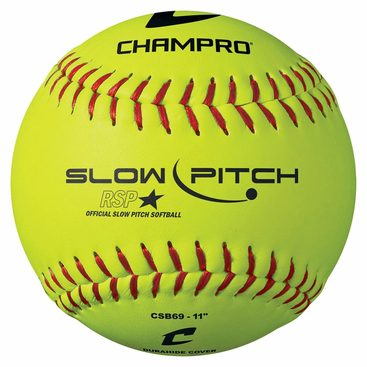Champro 11” CSB69 Practice Durahide Slowpitch Softballs 3 Champro 11” CSB69 Practice Durahide Slowpitch Softballs