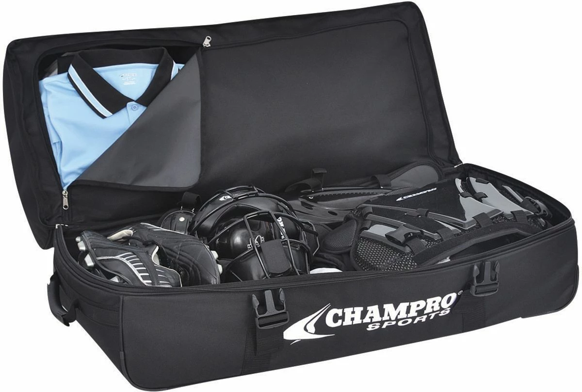 Champro Catcher/Umpire Wheeled Equipment Bag, 36"x16"x14" Black 4 Champro Catcher/Umpire Wheeled Equipment Bag, 36"x16"x14" Black - Image 3