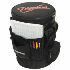 Diamond BKT SLEEVE Coaches Ball Bucket Organizer Scarlet