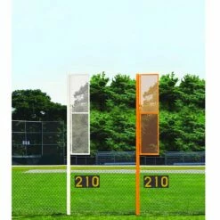 Jaypro 12' Softball Foul Poles, SBCFP-12 Orange