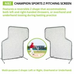 Champion 5'x7' Baseball/Softball Z Pitching Screen -SOFTBALL Sales a32 863 2