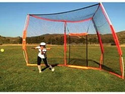 BOWNET Portable Baseball/Softball Backstop -SOFTBALL Sales a32 917girlhitting7 16