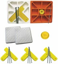 Soft Touch 14" Spike-Down Base Set w/ Double First Base, S14DBL-SET