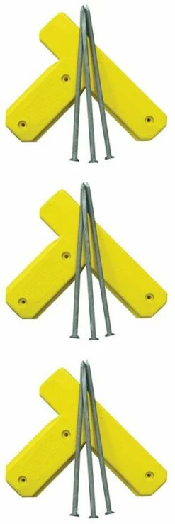 Soft Touch Spike-Down Tees w/ Spikes, S1415MS, set/3