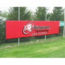 Cover Sports 3'H x 8'L Baseball/Softball Backstop Padding w/Graphics Dark Green -SOFTBALL Sales a32 976 4