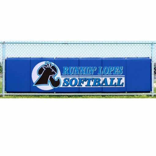 Cover Sports 3'H x 12'L Baseball/Softball Backstop Padding w/Graphics Tan -SOFTBALL Sales a32 978