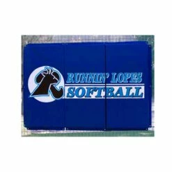 Cover Sports 4'H x 6'L Baseball/Softball Backstop Padding w/Graphics Black
