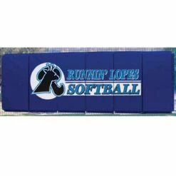 Cover Sports 4'H x 12'L Baseball/Softball Backstop Padding w/Graphics Red