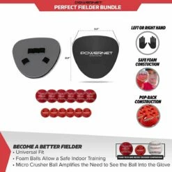 POWERNET Fielder Hand-Eye Coordination Bundle -SOFTBALL Sales a33 015 04