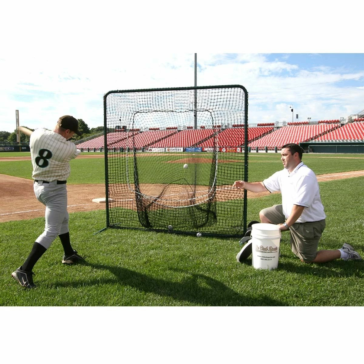 ProMounds Premium Batting Sock Frame & Net, 7'x7' 3 ProMounds Premium Batting Sock Frame & Net, 7'x7'