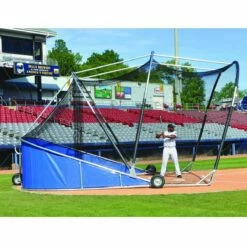 Jaypro Big League Bomber Pro Portable Batting Cage, BBGS-18 Navy