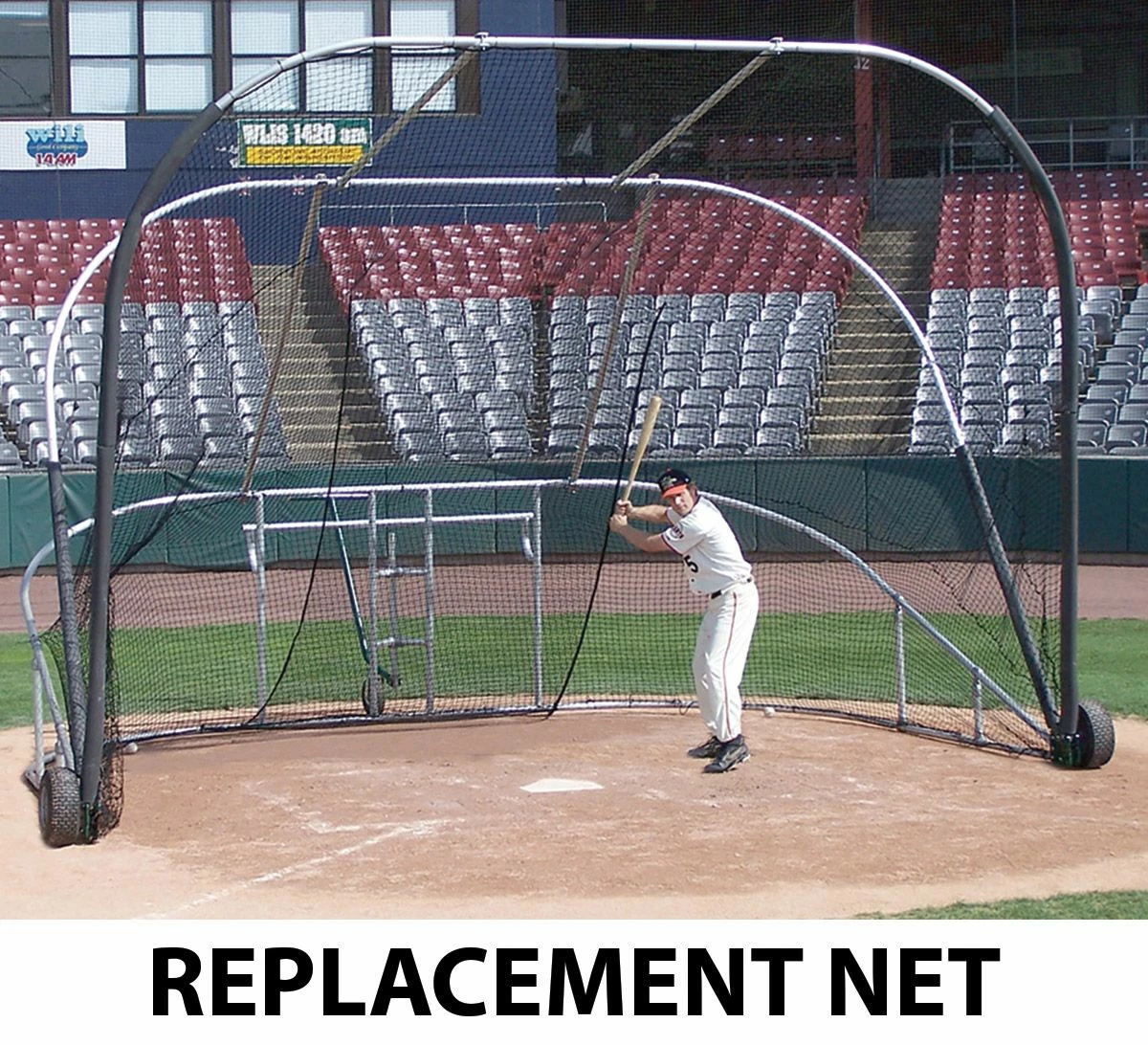 Jaypro REPLACEMENT NET for Big League Bomber Portable Batting Cage (BBLS-12) 3 Jaypro REPLACEMENT NET for Big League Bomber Portable Batting Cage (BBLS-12)