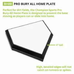 Champion Wood Filled Home Plate, BH88 11 Champion Wood Filled Home Plate, BH88 -SOFTBALL Sales a33 224 new dia 01