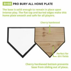Champion Wood Filled Home Plate, BH88 10 Champion Wood Filled Home Plate, BH88 -SOFTBALL Sales a33 224 new dia 02