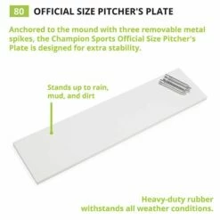 Champion Official Size Pitcher's Plate, 80 -SOFTBALL Sales a33 255 new 4