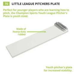 Champion Youth League Pitcher's Plate with Spikes, 70 -SOFTBALL Sales a33 257 new 3