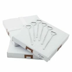 Champion 15"x15" Economy Bases, White, set of 3, M350