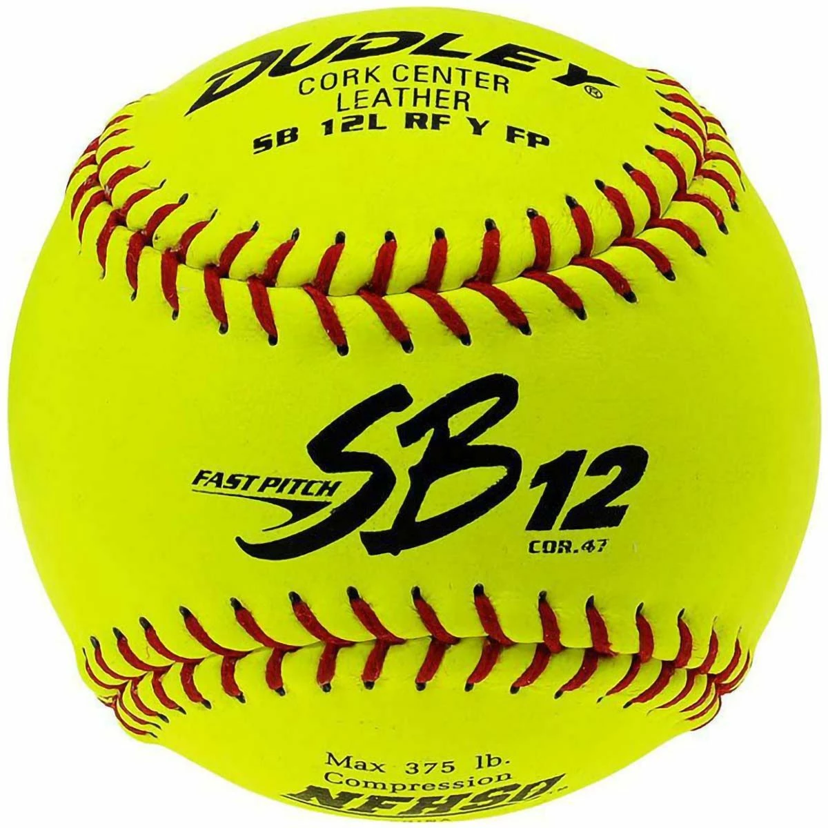 Dudley 12" SB12L RFY FP 47/375 Leather Fastpitch Softballs, dz 3 Dudley 12" SB12L RFY FP 47/375 Leather Fastpitch Softballs, dz