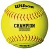 Wilson 12", 47/375 NFHS Leather Softballs, A9011BSST, dz -SOFTBALL Sales a33 327 new