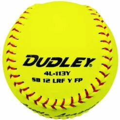 Dudley 12", 4L113Y 47/375 Fastpitch Little League Leather Softballs, dz -SOFTBALL Sales a33 352 new new 02