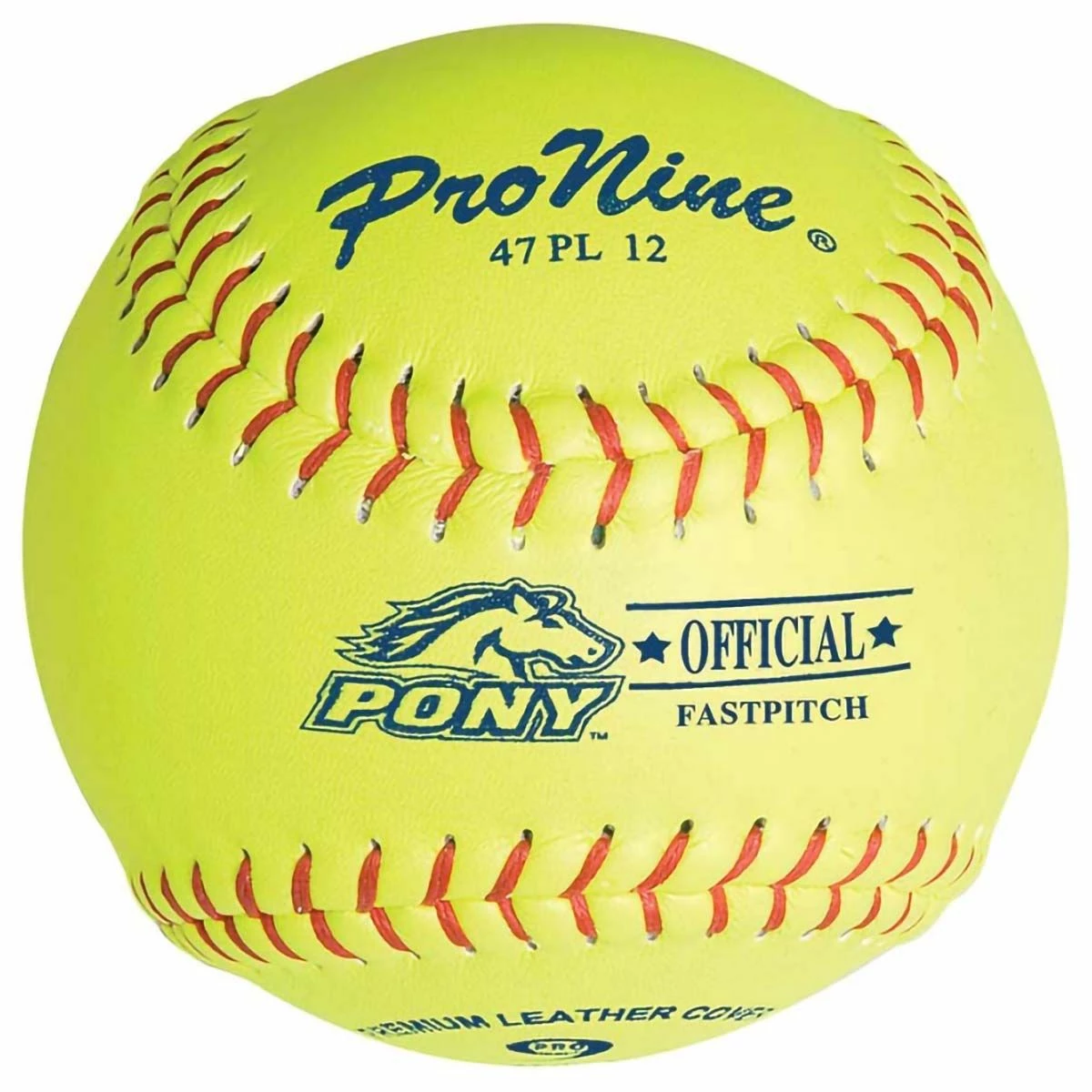 Pro Nine 12", 47 PL12 47/375 Official Pony League Leather Fastpitch Softballs, dz 3 Pro Nine 12", 47 PL12 47/375 Official Pony League Leather Fastpitch Softballs, dz