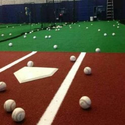 6'x12' Lined Batting Turf Mat Pro Green -SOFTBALL Sales a33 754 clay inset