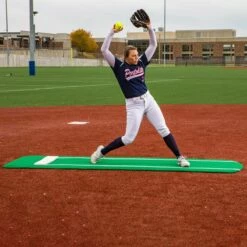 Portolite Spiked Softball Pitching Mat Green -SOFTBALL Sales a34 008 new 05