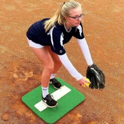 Portolite Spiked Short Softball Pitching Mat -SOFTBALL Sales a34 009 grn 1