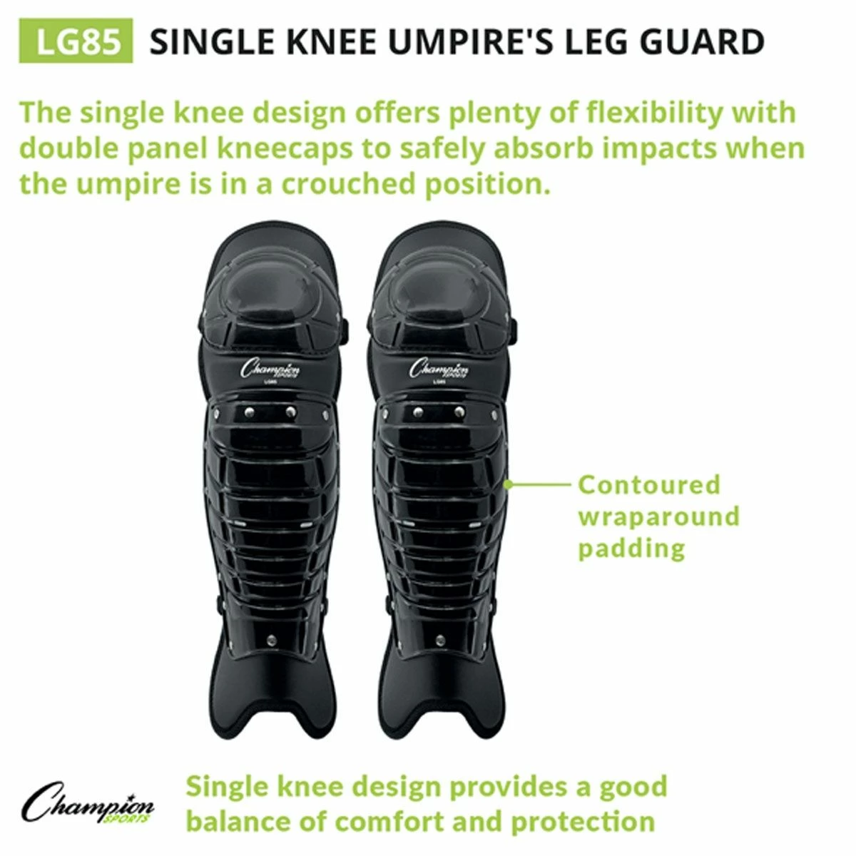 Champion Umpire Shinguards, LG85 6 Champion Umpire Shinguards, LG85 - Image 4