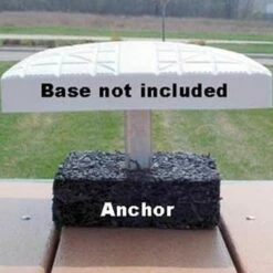 Set of 3 Rubber Baseball Base Anchor Foundations, 1269895 -SOFTBALL Sales a34 819 new 01