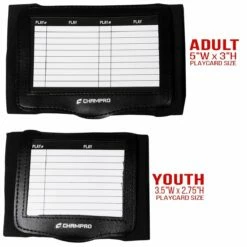 Champro SINGLE Quarterback Playbook Wrist Band Maroon -SOFTBALL Sales a47 625 top view