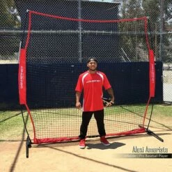 POWERNET 8'Hx8'W Portable Barrier Sport Net -SOFTBALL Sales a63 355 2