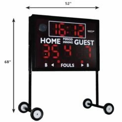 Varsity Scoreboard MS-4 Multi-Sport, Indoor / Outdoor Scoreboard -SOFTBALL Sales a91 150 new dims