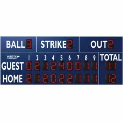 Varsity Scoreboards 3320 Baseball-Softball Scoreboard, 20'W x 8'H