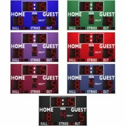 3312LED Baseball / Softball Scoreboard w/ Timer, 8'W x 5'H -SOFTBALL Sales a91 174 new 21 colors