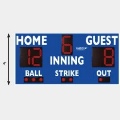 Varsity Scoreboards 3314 Baseball-Softball Scoreboard, 8'Wx4'H -SOFTBALL Sales a91 175 new 21 height