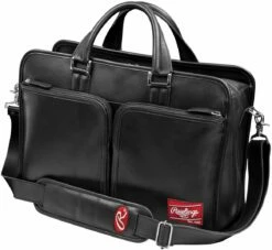Rawlings Black Leather Coach's Briefcase